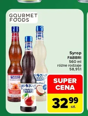 Syrop Fabbri Menta promocja w Carrefour Market