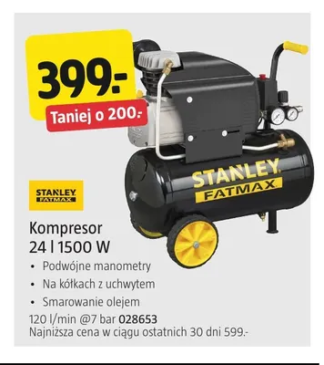 Kompresor 24 l Stanley Fatmax promocja w Jula