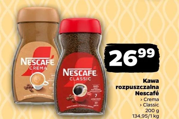 Kawa rozpuszczalna Nescafé Classic promocja w Netto