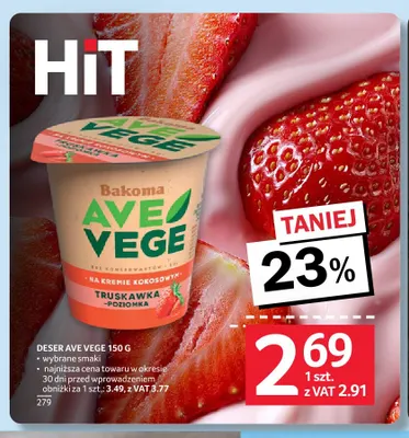 Deser Ave Vege Bakoma promocja w Selgros