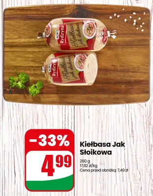 Kiełbasa jak słoikowa Agro Rydzyna promocja w Dino