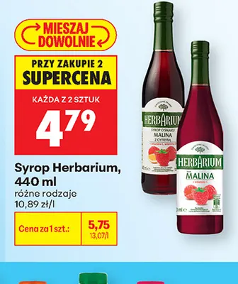 Syrop Herbarium promocja w Biedronka
