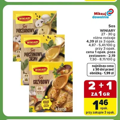 Sos pieczeniowy jasny Winiary promocja w Carrefour Express