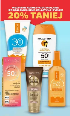 Kosmetyki do opalania i po opalaniu Kolastyna promocja w Netto