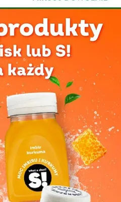 Shot S! Imbir Kurkuma promocja w Żabka