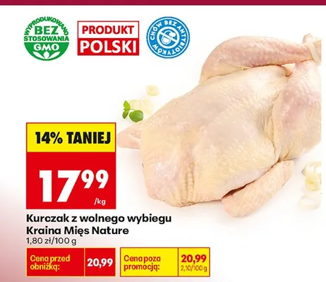 Kurczak z wolnego wybiegu promocja w Biedronka