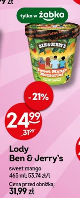 Lody sweet mango promocja w Żabka