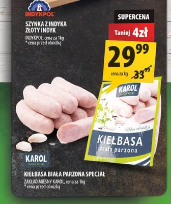 Kiełbasa biała parzona Specjał Karol promocja w Arhelan