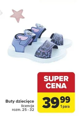 Buty dziecięce licencja promocja w Carrefour