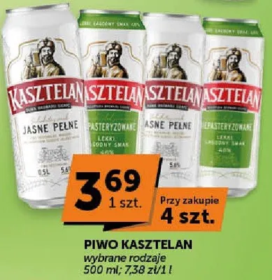 Piwo jasne pełne promocja w Groszek