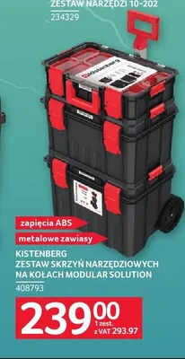 Zestaw skrzyń narzędziowych na kołach Kistenberg Modular Solution promocja w Selgros