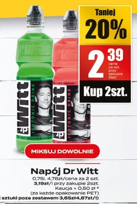 Napój Dr Witt promocja w Supeco