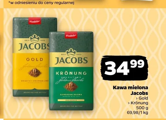 Kawa mielona Jacobs Gold promocja w Netto