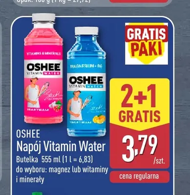 Napój Vitamin Water witaminy i minerały Oshee promocja w Aldi