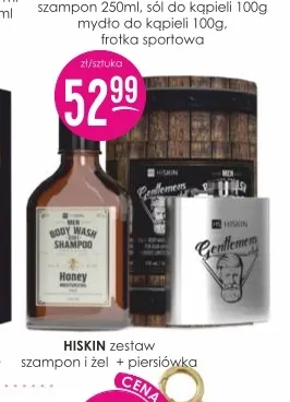 Zestaw szampon i żel + piersiówka HiSkin promocja w Drogerie Jasmin