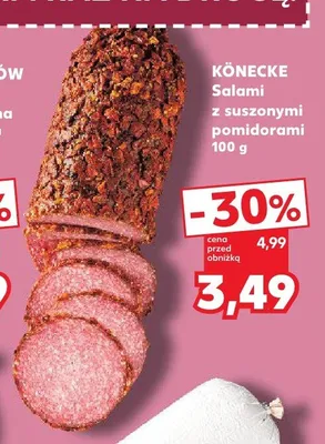 Salami z suszonymi pomidorami Könecke promocja w Kaufland