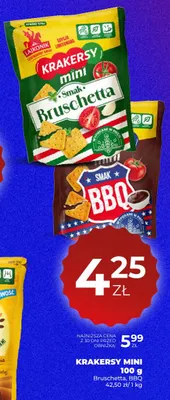 Krakersy mini Bruschetta Lajkonik promocja w Duży Ben