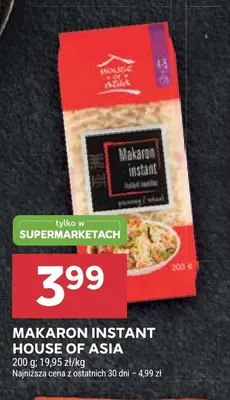 Makaron instant House of Asia promocja w Stokrotka