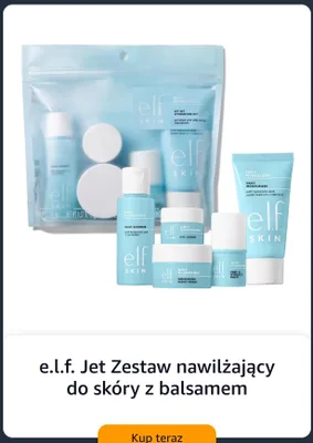 Zestaw nawilżający do skóry z balsamem e.l.f. Jet promocja w Amazon