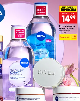 Płyn micelarny Nivea promocja w Biedronka
