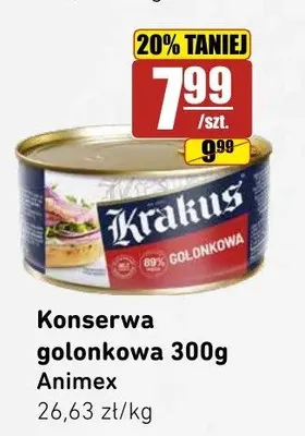 Konserwa golonkowa Krakus promocja w API Market