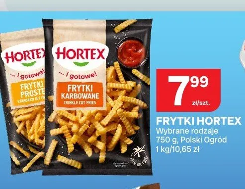 Frytki karbowane Hortex promocja w Chorten