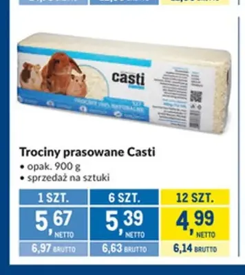 Trociny prasowane Casti promocja w Makro