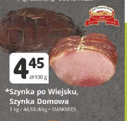 Szynka po wiejsku SmakMięs promocja w Marketvita