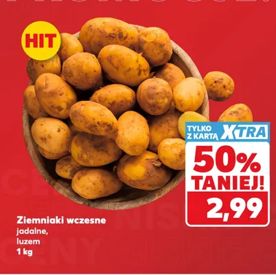 Ziemniaki wczesne jadalne luzem promocja w Kaufland