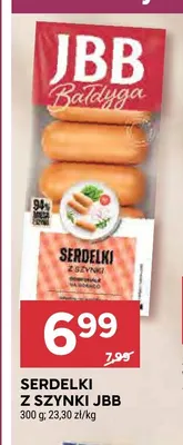 Serdelki z szynki JBB promocja w Stokrotka