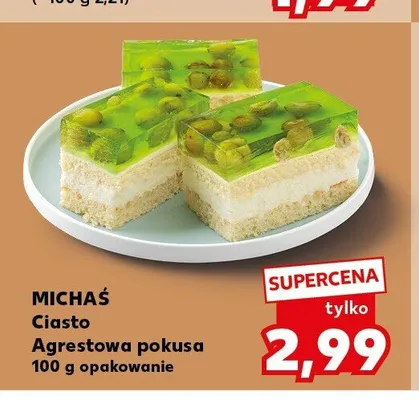 Ciasto Agrestowa pokusa Michaś promocja w Kaufland