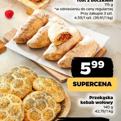 Przekąska kebab wołowy promocja w Netto