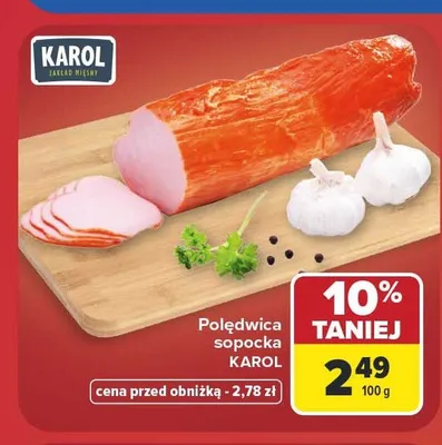 Polędwica sopocka Karol promocja w Carrefour