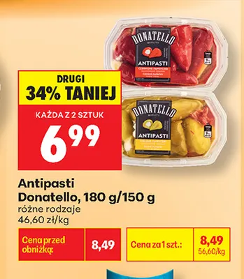 Antipasti Donatello promocja w Biedronka