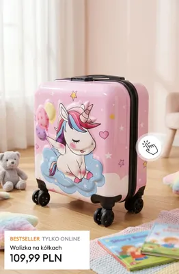 Walizka na kółkach promocja w Sinsay