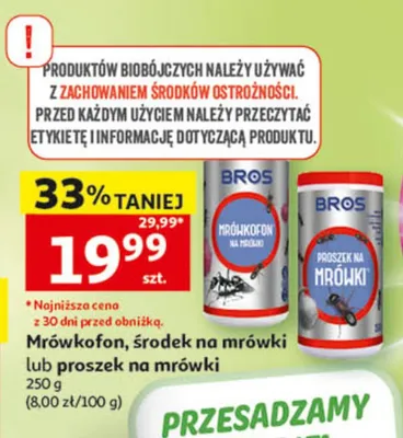 Proszek na mrówki Bros promocja w Auchan