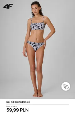 Dół od bikini damski 4F promocja w 4F