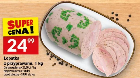 Łopatka z przyprawami, 1 kg promocja w Twój Market