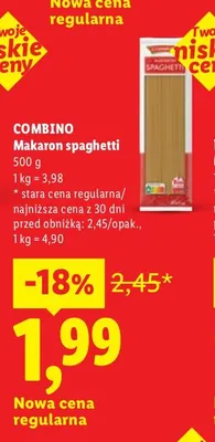 Makaron spaghetti Arrighi promocja w Lidl