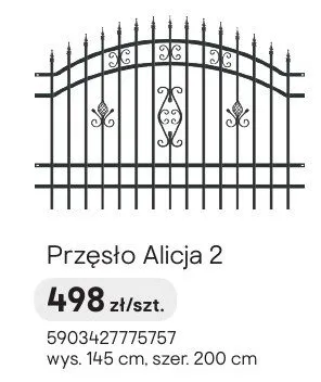 Przęsło Alicja 2 promocja w Castorama
