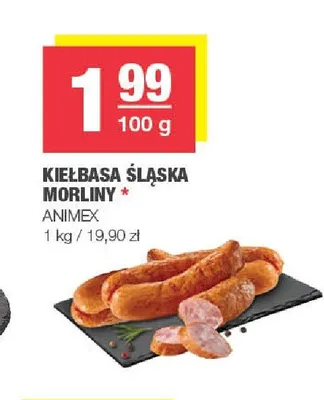 Kiełbasa śląska Morliny promocja w SPAR
