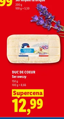 Ser owczy Duc De Coeur promocja w Lidl