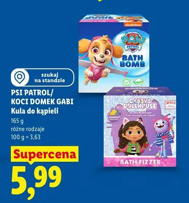 Kula do kąpieli Psi Patrol promocja w Lidl