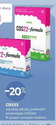 Wysokiej jakości probiotyki zawierające liofilizat 8 żywych szczepów bakterii CDS22 Saszetki promocja w Super-Pharm