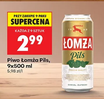 Piwo Pils promocja w Biedronka
