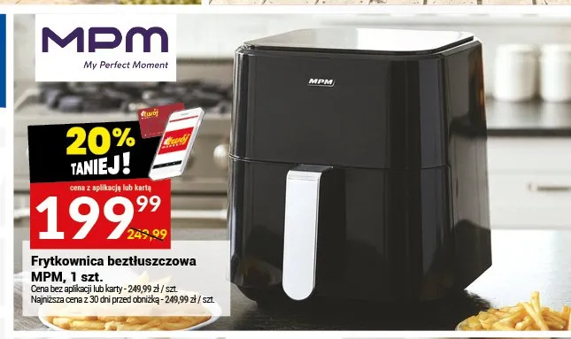 Frytkownica beztłuszczowa MPM promocja w Twój Market