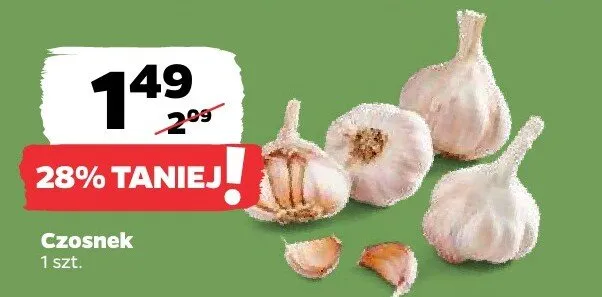 Czosnek 1 szt. Netto promocja w Netto