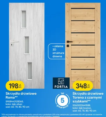 Skrzydło drzwiowe Roma promocja w Castorama
