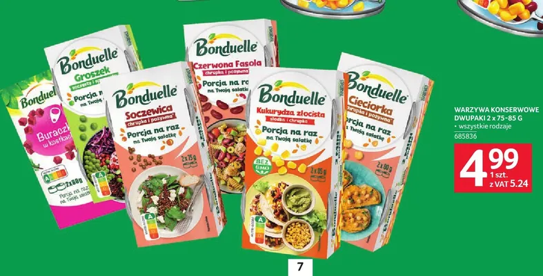 Cieciorka konserwowa Bonduelle 2-pak promocja w Selgros