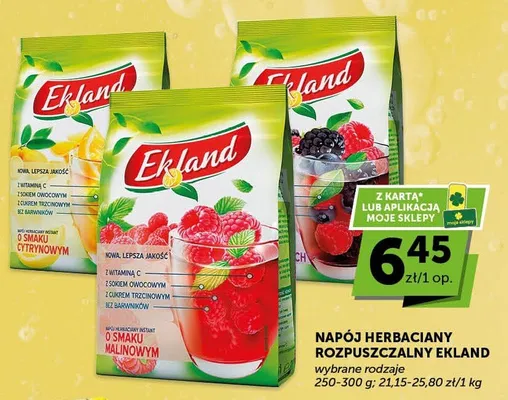 Napój herbaciany rozpuszczalny wybrane rodzaje promocja w Euro Sklep